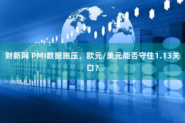 财新网 PMI数据施压，欧元/美元能否守住1.13关口？