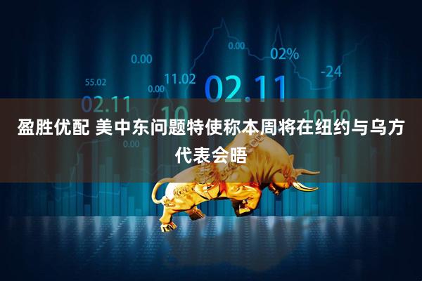 盈胜优配 美中东问题特使称本周将在纽约与乌方代表会晤